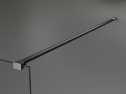 Mexen Uni-P2 rovná vzpěra pro sprchovou stěnu 10 mm, gun metal - 830-10-95