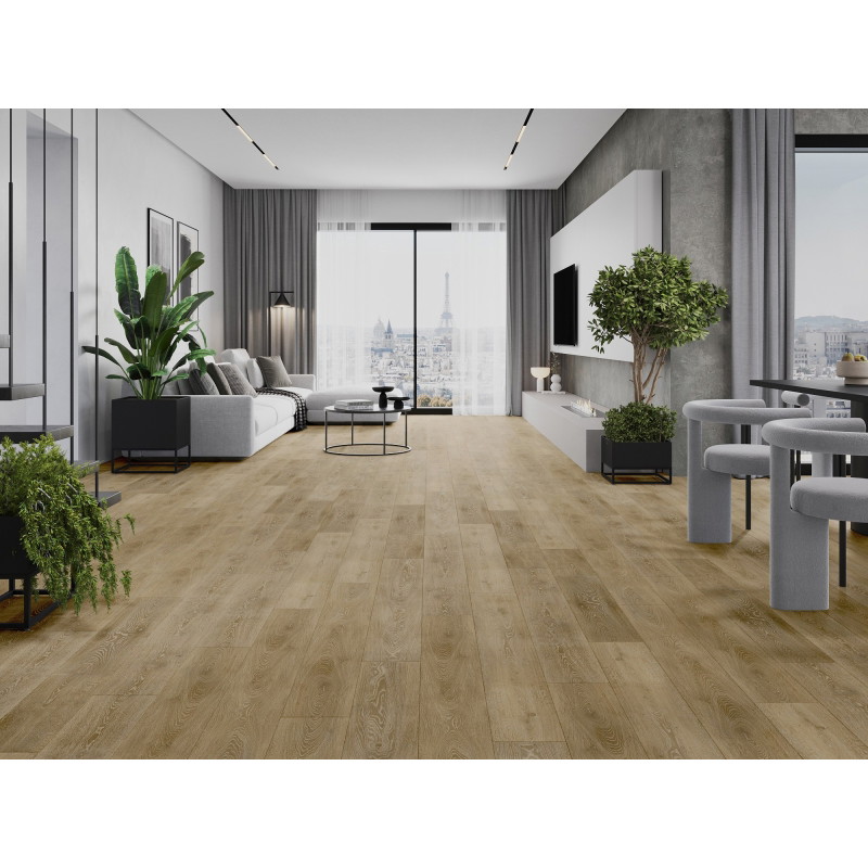 Mexen Alabama vzorek vinylových panelů LVT Dryback 2,5 mm, podklad PVC, 4 V-drážka, Dub - F1319-S
