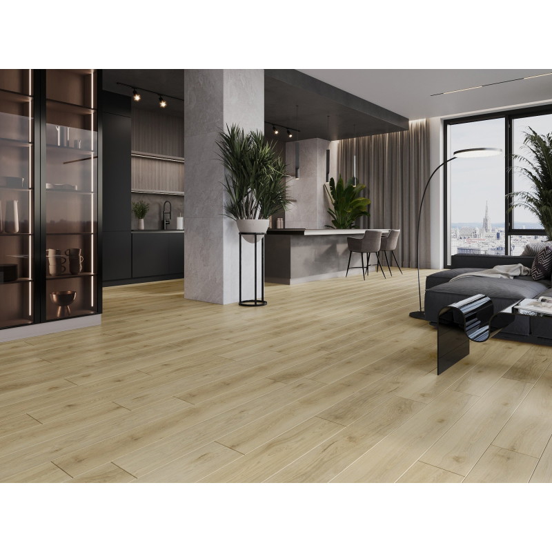 Mexen Charter Oak vzorek vinylových panelů LVT Dryback 2,5 mm, podklad PVC, 4 V-drážka, Dub - F1322-S