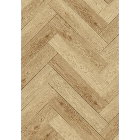 Mexen Anniston vzorek vinylových panelů rybí kost LVT Dryback 2,5 mm, podklad PVC, 4 V-drážka, dub - F1471-S