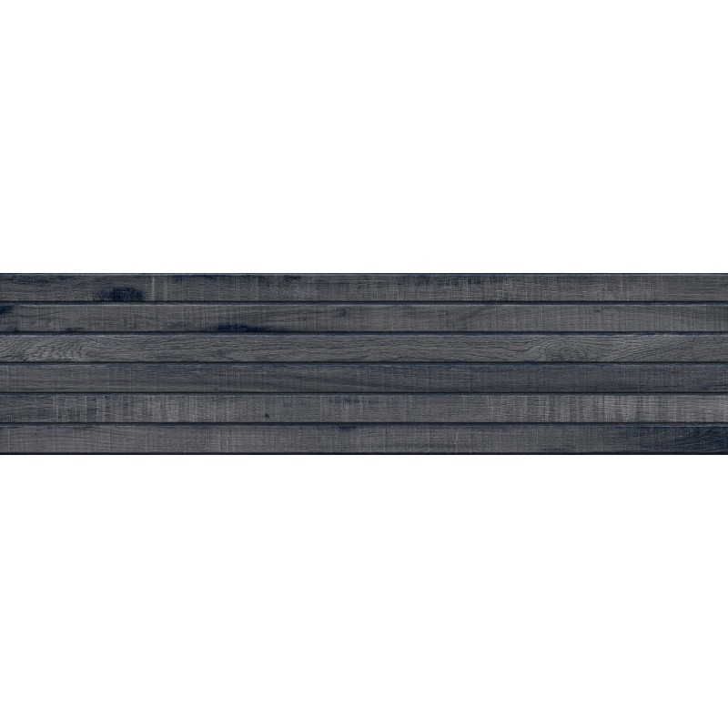 Mexen Western Wood Nero vzorek zaskleného rektifikovaného gresu. G1, stěnná dlaždice s efektem dřeva, mat - TL702-58-S