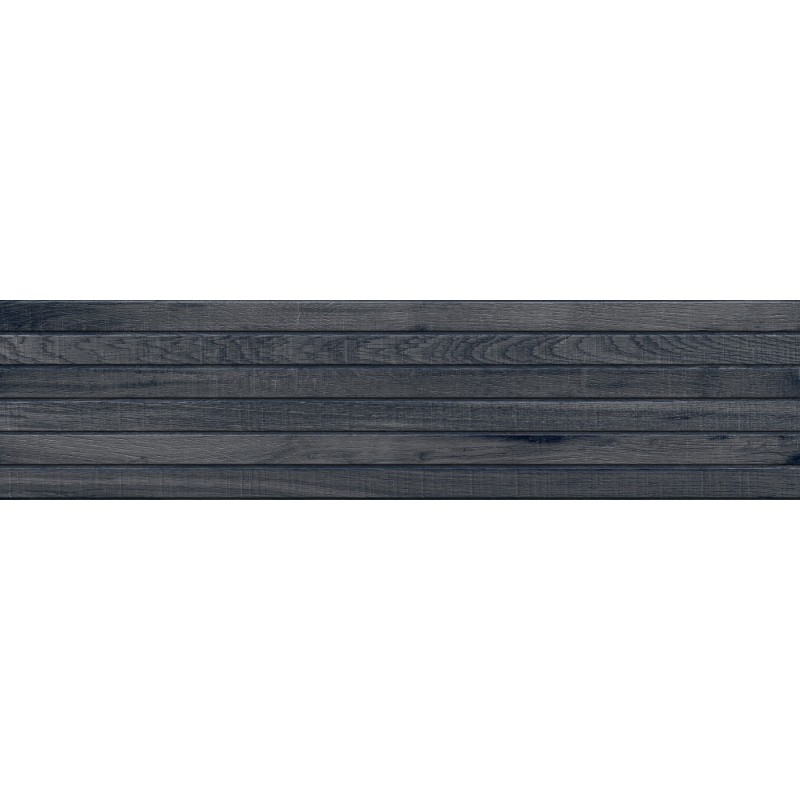 Mexen Western Wood Nero vzorek zaskleného rektifikovaného gresu. G1, stěnná dlaždice s efektem dřeva, mat - TL702-58-S