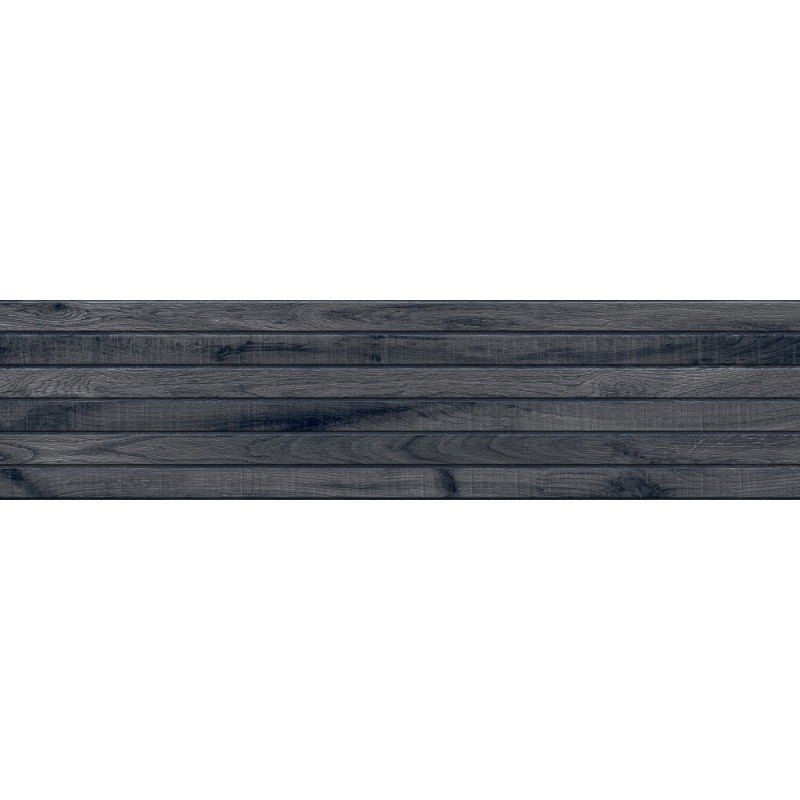 Mexen Western Wood Nero vzorek zaskleného rektifikovaného gresu. G1, stěnná dlaždice s efektem dřeva, mat - TL702-58-S