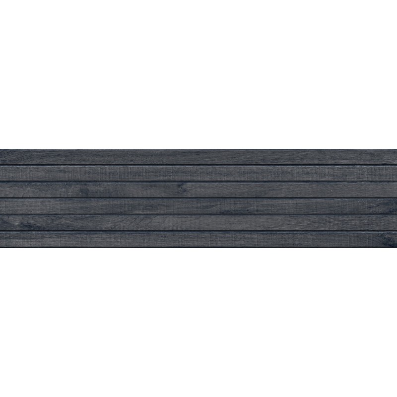 Mexen Western Wood Nero vzorek zaskleného rektifikovaného gresu. G1, stěnná dlaždice s efektem dřeva, mat - TL702-58-S