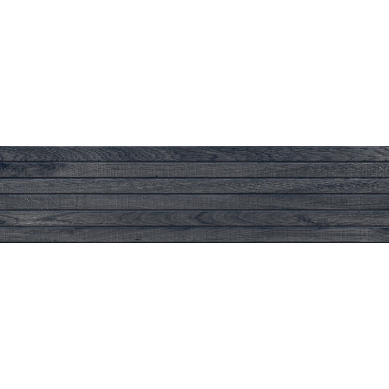 Mexen Western Wood Nero vzorek zaskleného rektifikovaného gresu. G1, stěnná dlaždice s efektem dřeva, mat - TL702-58-S