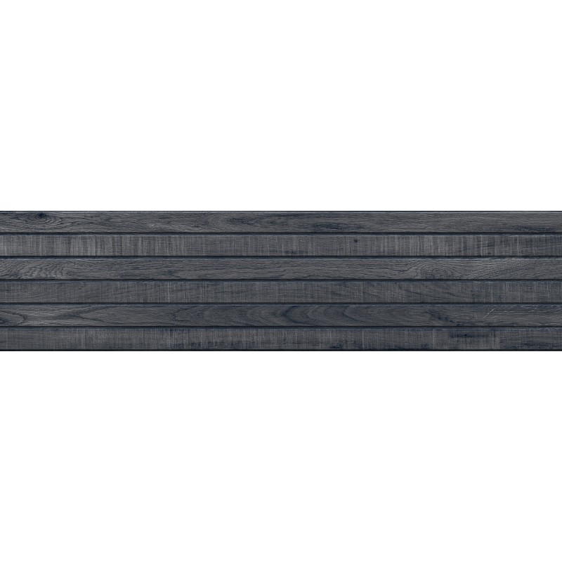 Mexen Western Wood Nero vzorek zaskleného rektifikovaného gresu. G1, stěnná dlaždice s efektem dřeva, mat - TL702-58-S