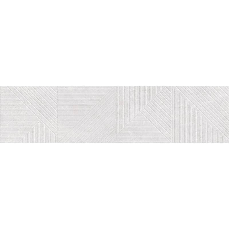 Mexen Magnifica Avenue Bianco vzorek glazovaného rektifikovaného gresu, nástěnná dlaždice, matná - TL707-53-S
