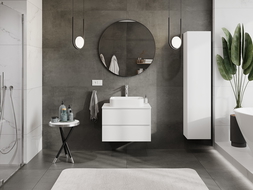 Mexen Orio skříňka pod umyvadlo 70 cm s deskou, 2 zásuvky, bílá matná - 91A10-07047-2-BFFC01