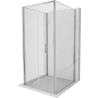 Mexen Exo-F 3S sprchový kout 3-stranný skládací 90 x 90 cm, transparentní, chrom - 816-090-090-01-00-3S