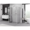 Mexen Exo-F 3S sprchový kout 3-stěnný skládací 95 x 75 cm, transparentní, chrom - 816-095-075-01-00-3S