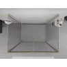 Mexen Exo-3S Třístranný sprchový kout skládací 85 x 80 cm, průhledný, zlatý - 816-085-080-50-00-3S
