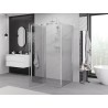 Mexen Exo-3S sprchový kout 3-stěnný sklopný 150 x 95 cm, transparentní, chrom - 819-150-095-01-00-3S