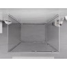 Mexen Exo-S 3S sprchový kout 3-stěnný roztažitelný 120 x 75 cm, průhledný, chrom - 8151-120-075-01-00-3S