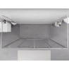 Mexen Exo-S Duo 3S sprchový kout třístranný posuvný 190 x 95 cm, transparentní, chrom - 8152-190-095-01-00-3S