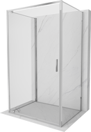 Mexen Exo-3S sprchový kout 3stranný vyklápěcí 70 x 90 cm, transparentní, chrom - 8181-070-090-01-00-3S