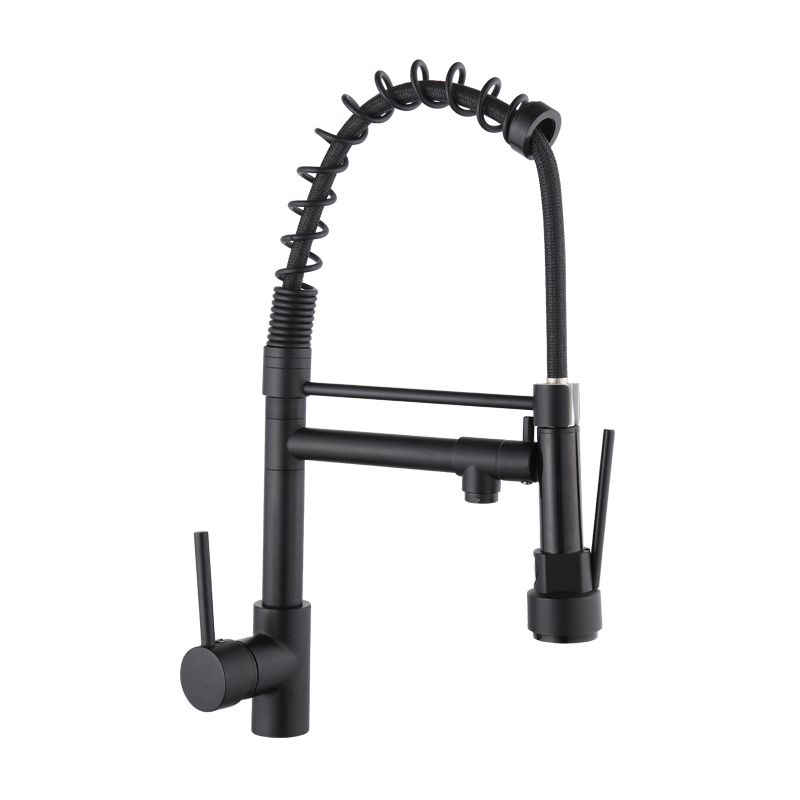 Mexen Corina kuchyňská baterie, černá - 670601-70