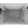Mexen Exo-3S sprchový kout 3stranný sklopný 70 x 110 cm, průhledný, zlatý - 8181-070-110-50-00-3S