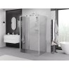 Mexen Exo-3S sprchový kout 3stěnný posuvný 95 x 70 cm, průhledný, chromový - 8153-095-070-01-00-3S
