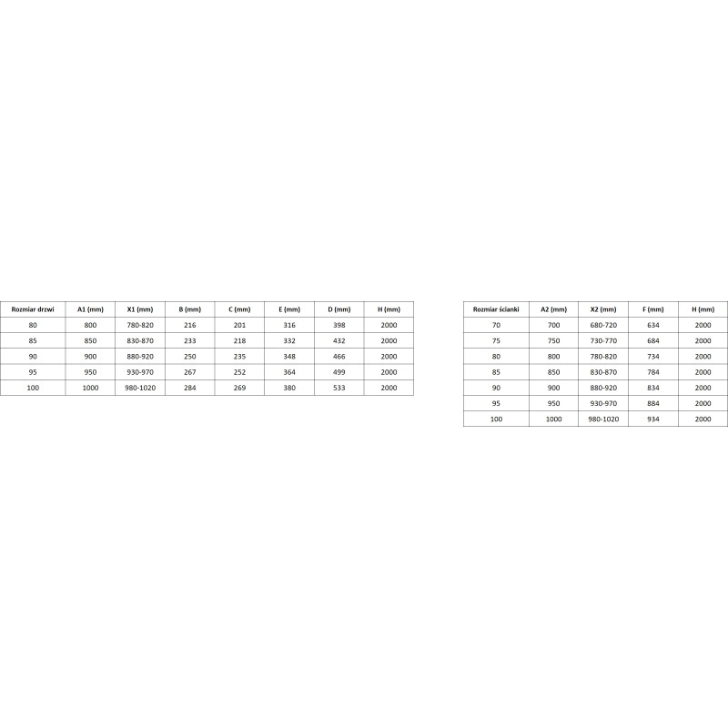 Mexen Exo-3S posuvná sprchová kabina 80 x 75 cm, transparentní, chromová - 8153-080-075-01-00