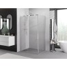 Mexen Exo-3S sprchový kout posuvný 100 x 80 cm, čirý, chrom - 8153-100-080-01-00