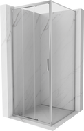 Mexen Exo posuvný sprchový kout 85 x 85 cm, transparentní, chrom - 8153-085-085-01-00