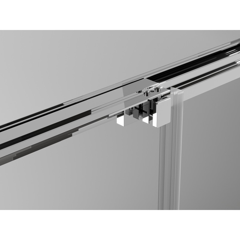 Mexen Exo sprchový kout posuvný 85 x 95 cm, průhledný, chrom - 8153-085-095-01-00