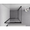 Mexen Exo posuvná sprchová kabina 90 x 90 cm, transparentní, černá - 8153-090-090-70-00
