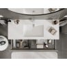 Mexen Orio koupelnová skříňka 120 cm s umyvadlem Otis, 2 zásuvky, šedá matná/bílá matná - 91A10-12047-2-BFF62-W18M01
