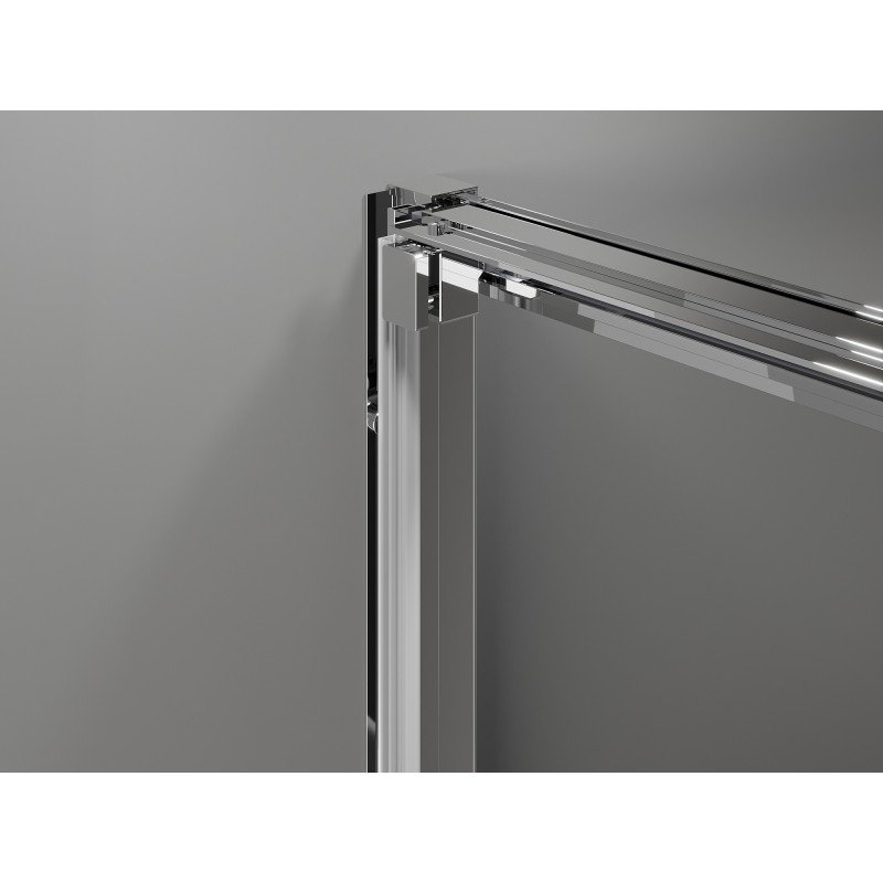 Mexen Exo-3S posuvné sprchové dveře 85 cm, transparentní, chromové - 8153-085-000-01-00