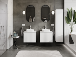 Mexen Orio koupelnová skříňka pod umyvadlo 60 cm, 1 zásuvka, bílá matná - 91A10-06047-1-BF01