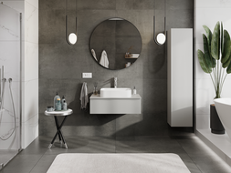 Mexen Orio koupelnová skříňka pod umyvadlo 80 cm, 1 zásuvka, šedá mat - 91A10-08023-1-BF62