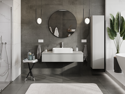 Mexen Orio koupelnová skříňka pod umyvadlo 120 cm, 1 zásuvka, šedá mat - 91A10-12023-1-BF62