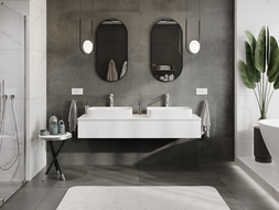 Mexen Orio koupelnová skříňka pod umyvadlo 160 cm, 1 zásuvka, bílá matná - 91A10-16023-1-BF01