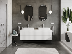 Mexen Orio koupelnová skříňka podumyvadlová 160 cm, 2 šuplíky, bílá mat - 91A10-16047-2-BFF01