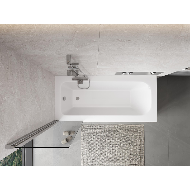 Mexen Mist sprchová zástěna 1-křídlová 50 x 150 cm, transparentní, chrom - 8A9-050-001-01-00