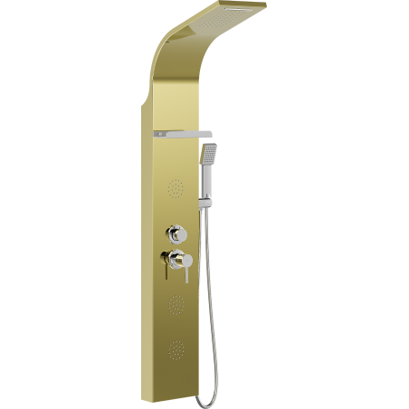 Mexen Borg sprchový panel, zlatý - 7615-03-50