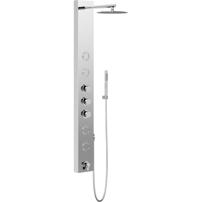 Mexen Ivo sprchový panel s výlevkou, chrom - 7608-03-00