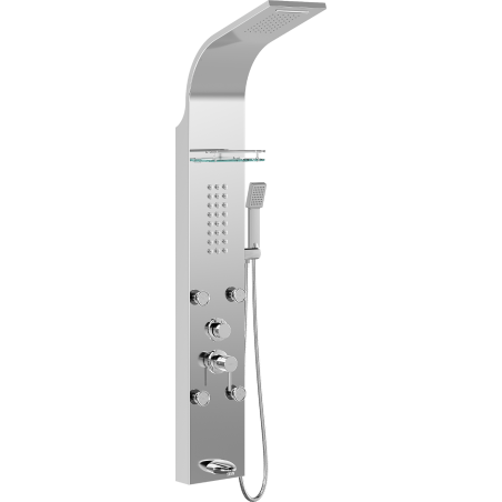 Mexen Adrox sprchový panel s výlevkou, chrom - 7613-04-00