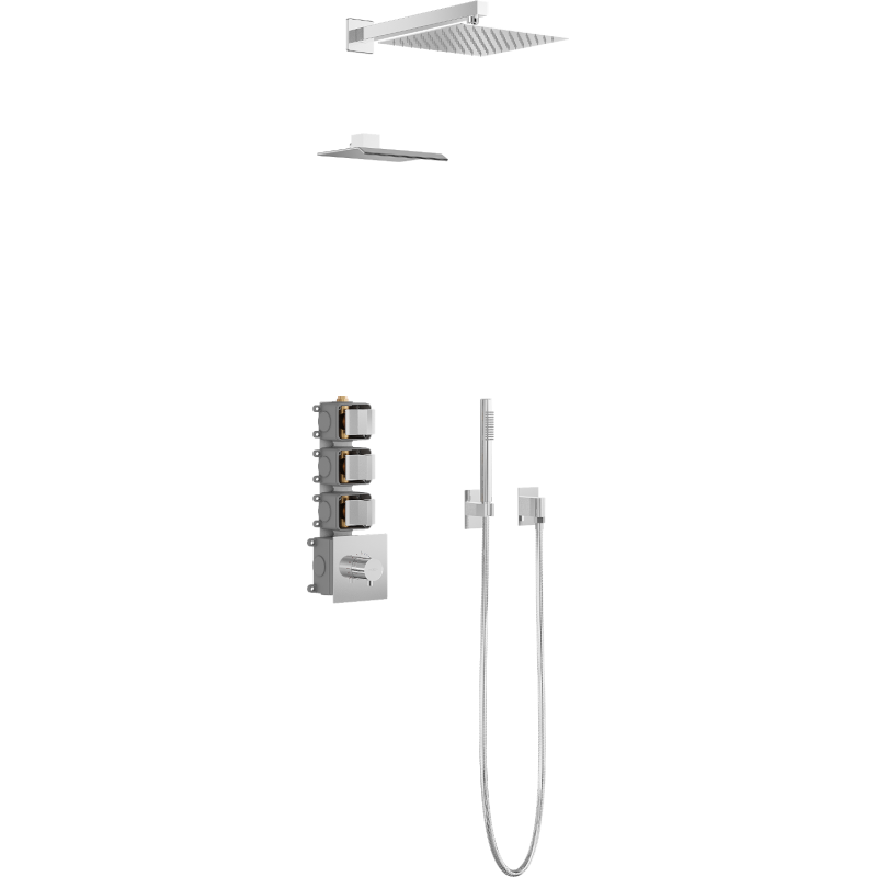 Mexen Boka podomítková sprchová sada, chrom - 7603-03-00