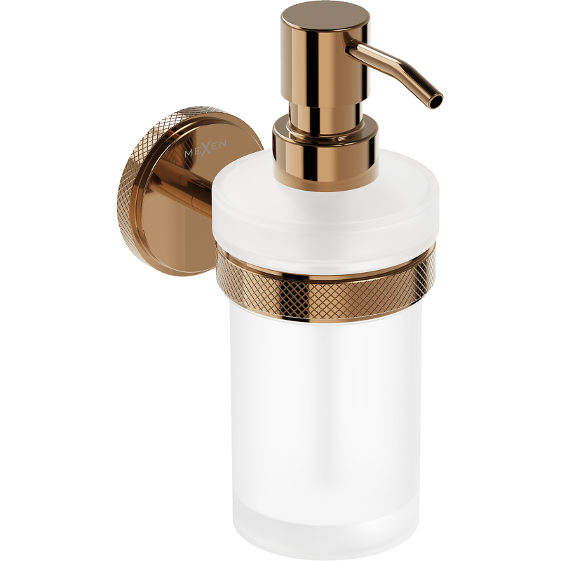 Mexen Gravo dávkovač mýdla, růžové zlato - 70A93058-60