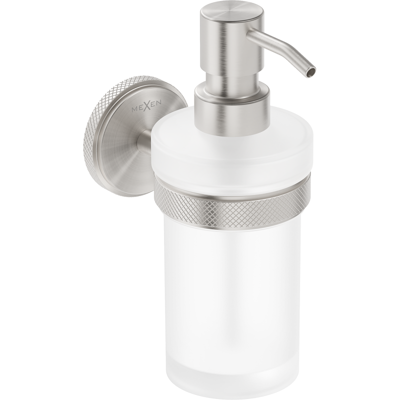 Mexen Gravo dávkovač mýdla, kartáčovaný nikl - 70A93058-97