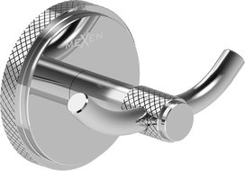 Mexen Gravo dvojitý háček na ručník, chrom - 70A93012-00