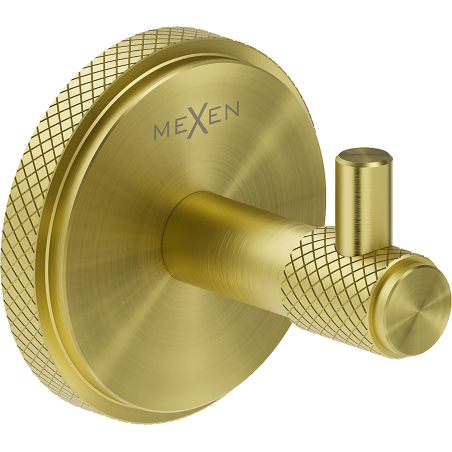 Mexen Gravo háček na ručník, zlatý kartáčovaný - 70A93011-55