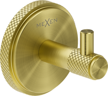 Mexen Gravo háček na ručník, zlatý kartáčovaný - 70A93011-55