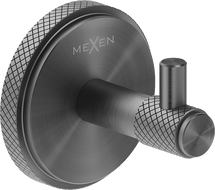 Mexen Gravo háček na ručník, kartáčovaná šedá pistole - 70A93011-66