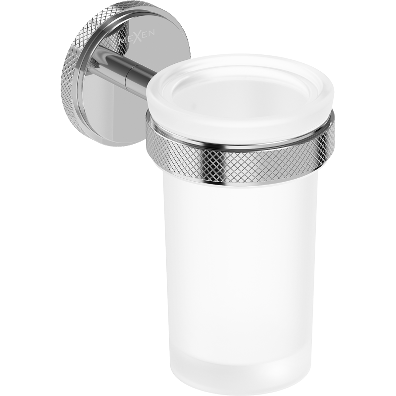 Mexen Gravo pohárek na kartáčky, chrom - 70A93051-00