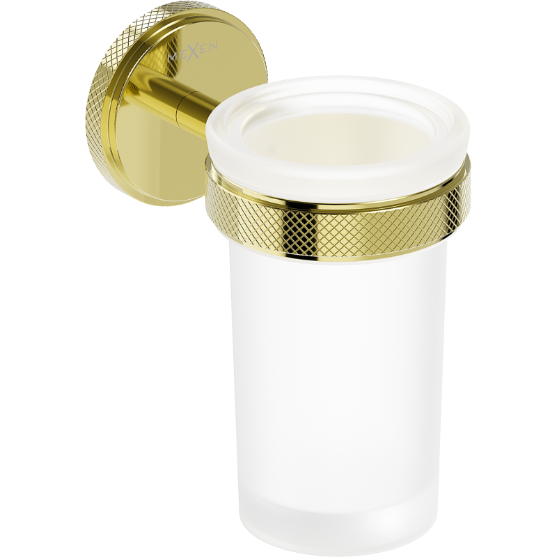 Mexen Gravo kelímek na kartáček, zlatý - 70A93051-50