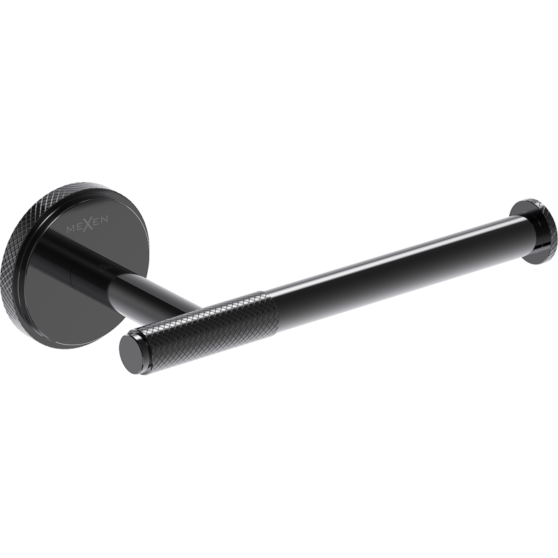 Mexen Gravo držák na toaletní papír, černý chrom - 70A93025-73