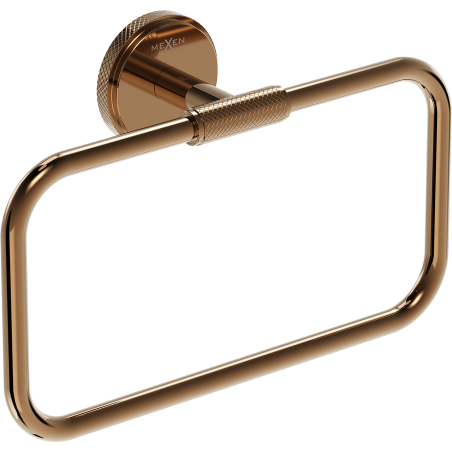 Mexen Gravo věšák na ručník, růžové zlato - 70A93031-60