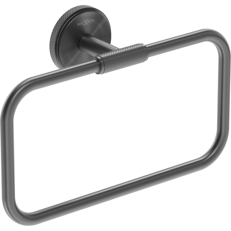 Mexen Gravo věšák na ručník, kartáčovaná střelná šedá - 70A93031-66